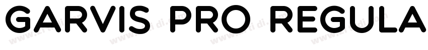 Garvis Pro Regular字体转换
